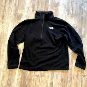 North Face quarter zip lightweight fleece. Very soft!!!